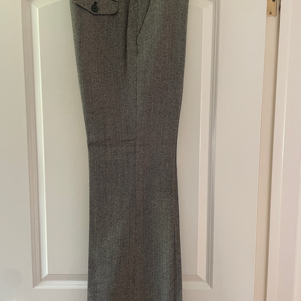 Ann Taylor Charcoal Grey Tailored Trousers